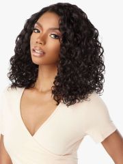 Sensationnel Kinky Edges 13x6 Textured Lace Wig KINKY NATURAL WAVE 14"