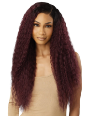 Outre Premium Purple Pack Brazilian Boutique Weave - NATURAL FRENCH 18" 20" 22" + 4x4 HD Lace Closure