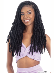 Model Model Glance 3X DISTRESSED SOFT LOC Braid 18