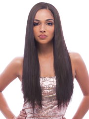 Janet Collection Melt 100% Virgin Human Hair BRAZILIAN NEW YAKY Weave 3pcs + 4x5 HD Closure