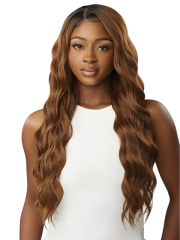 Outre Batik Premium Multi Blend ATTENTION WAVE 20" 22"24" + 4x4 HD Lace Closure