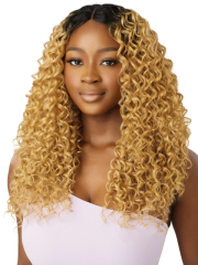 Outre Premium Purple Pack Brazilian Boutique Weave - DOMINICAN CURL 18" 20" 22" + 4x4 HD Lace Closure