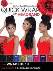 Motown Tress Seduction Synthetic Hair Quick Wrap Headband Wig 