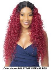 Its A Wig Nutique Illuze Undetectable HD Lace Front Wig - BEACH CURL 26"