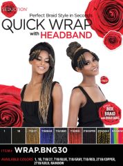 Motown Tress Seduction Synthetic Hair Quick Wrap Headband Wig 