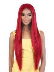 Motown Tress Premium Synthetic Spin Part HD Invisible Lace Front Wig - LDP-RUBY32
