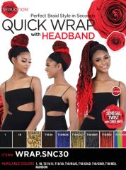 Motown Tress Seduction Synthetic Hair Quick Wrap Headband Wig