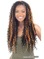 Model Model Glance 3X AFRO WATER PASSION TWIST Crochet Braid 20