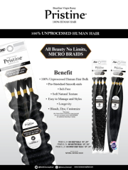 Mane Concept Pristine 100% Unprocessed Human Hair Water Bulk (PRWB)