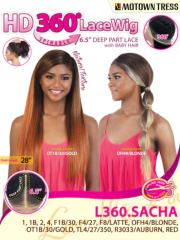 Motown Tress HD 360 Spinable 6.5" Deep Part Lace Wig - L360.SACHA