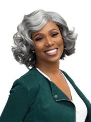 Femi Collection MS. Granny Collection 100% Premium fiber Deep Part Wig- ADELE