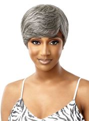 Outre Fab & Fly Gray Glamour 100% Human Hair Wig - 