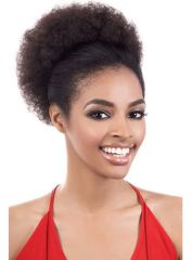 BESHE SYNTHETIC PONYTAIL - CURLABLE AFRO 5