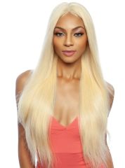 Mane Concept Trill 13A Human Hair HD Pre-Colored Lace Front Wig - BLONDE STRAIGHT TROC201 