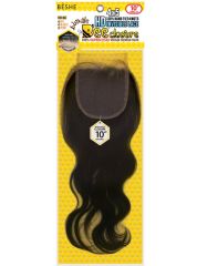 Beshe Bundle Bee 100% Human Hair 4x5 BODY WAVE Lace Closure