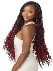 Outre X-Pression Twisted Up Crochet Braid 3X BOHO BOX BRAID LOOSE DEEP 28"