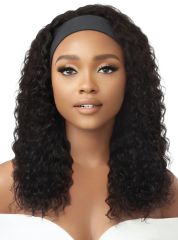 Outre Headband Human Hair Wet and Wavy Wig - BOHO DEEP 20