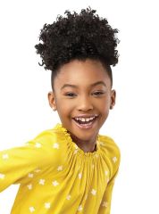 Outre Lil Looks Premium Synthetic Drawstring Ponytail - COILY PUFF