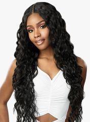 Sensationnel Human Hair Blend HD Butta Lace Front Wig - LOOSE CURLY 32