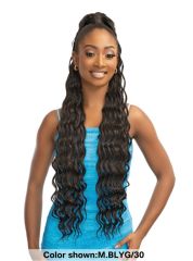Janet Collection Remy Illusion Snatch Wrap Ponytail - DEEP 34