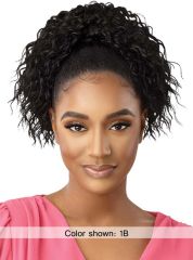 Outre Pretty Quick Wet and Wavy Pony Ponytail - DEEP TWIST CURL 12