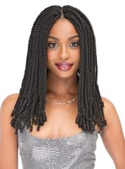 Janet Collection 3X SENEGAL CURLY FINISH 18" Crochet Braid (24strands)