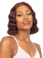 Janet Collection 100% Human Hair Natural Deep Part KAMEL Wig