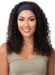 Its a Wig Wet and Wavy Human Hair Wig - HEADBAND 1