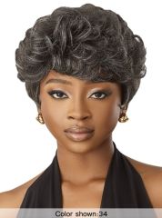 Outre Fab & Fly Gray Glamour 100% Human Hair Wig - HH-JOAN