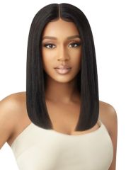 Outre Mytresses Gold Label 100% Unprocessed Human Hair Lace Front Wig - HH-NATURAL STRAIGHT 16"