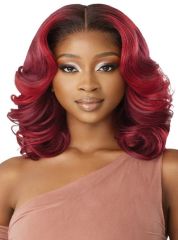 Outre 100% Human Hair Blend 5"x5" Glueless Lace Closure Wig - HHB-BODY WAVE 16"