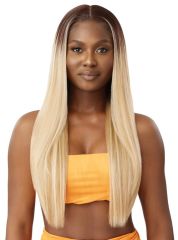 Outre  100% Human Hair Blend Airtied Wig HHB -SLEEK YAKI 28"