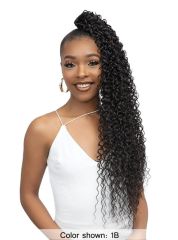 Janet Collection Remy Illusion Ponytail - WATER WAVE 32