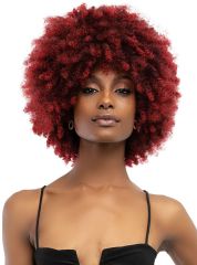 Janet Collection Natural Curly Premium Synthetic Wig - KANE