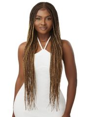 Outre 100% Fully Hand-tied Whole Lace Wig- KNOTLESS BOX BRAIDS 36"