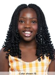 Mane Concept Afri Naptural  Kids Rock Braids -KR12 KIDS SEGENAL TWIST WITH COILY ENDS 10"