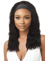 Outre Headband Human Hair Wet and Wavy Wig - LOOSE BODY 20