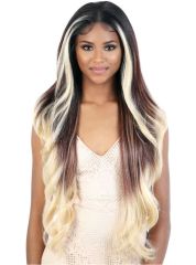 Motown Tress Premium Synthetic 13x7 HD Invisible Fake Scalp Lace Wig - LS137.RIYA