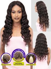 Janet Collection 100% Remy Human Hair Deep Part HD Lace Wig - MACY