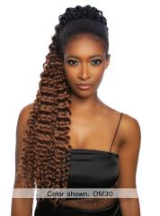 Mane Concept Mega Brazilian Crochet Ponytail Drawstring - DEEP TWIST 30