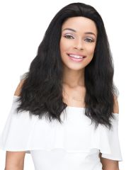 Janet Collection Natural Virgin Remy Human Hair 360 Lace Wig - NATURAL 22