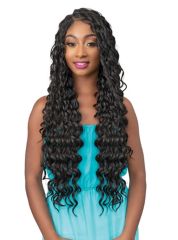 Janet Collection Remy Illusion NEW DEEP WAVE 3pcs Bundle + 4x4 Closure