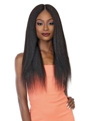 Janet Collection 100% Remy Human Hair Deep Part HD Lace Wig - PERM YAKY