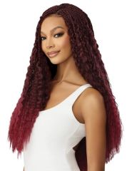 Outre X-Pression Twisted Up Crochet Braid (Pre-loop) 3X WET & WAVY VIBE BOX BRAID 24"