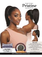 Mane Concept Pristine 100% Human Hair -STRAIGHT DRAWSTRING PONYTAIL 12"(PRPE05)