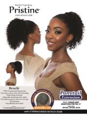 Mane Concept Pristine 100% Human Hair -SPANISH WAVE DRAWSTRING PONYTAIL 12"(PRPE07)