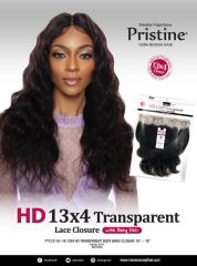 Mane Concept Pristine 100% Human Hair HD Transparent 13x4 BODY WAVE Lace Closure (PTC131)