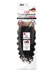 Mane Concept Pristine 100% Human Hair HD Transparent  4x4 DEEP WAVE Lace Closure