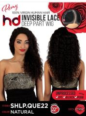 Motown Tress Seduction Remy Human Hair HD Invisible Lace Deep Part Wig - SHLP.QUE20