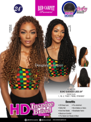 MANE CONCEPT RED CARPET SYNTHETIC OMNI 4 DEEP PART LACE WIG - RCO804 CHALA